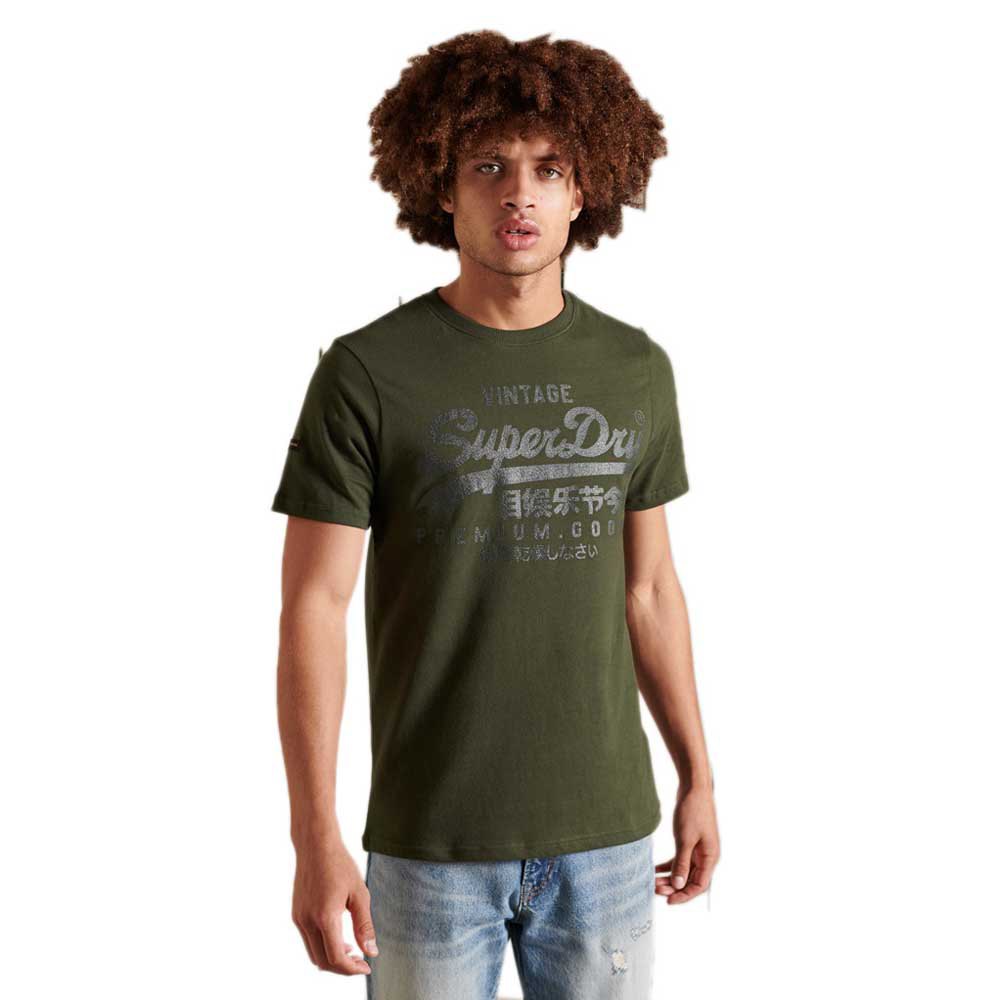 Superdry Vintage Logo Tonal Kurzarm T-shirt 3XL Surplus Goods Olive günstig online kaufen