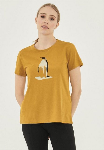 T-shirt Aus Bio-baumwolle Mit Pinguin-print günstig online kaufen