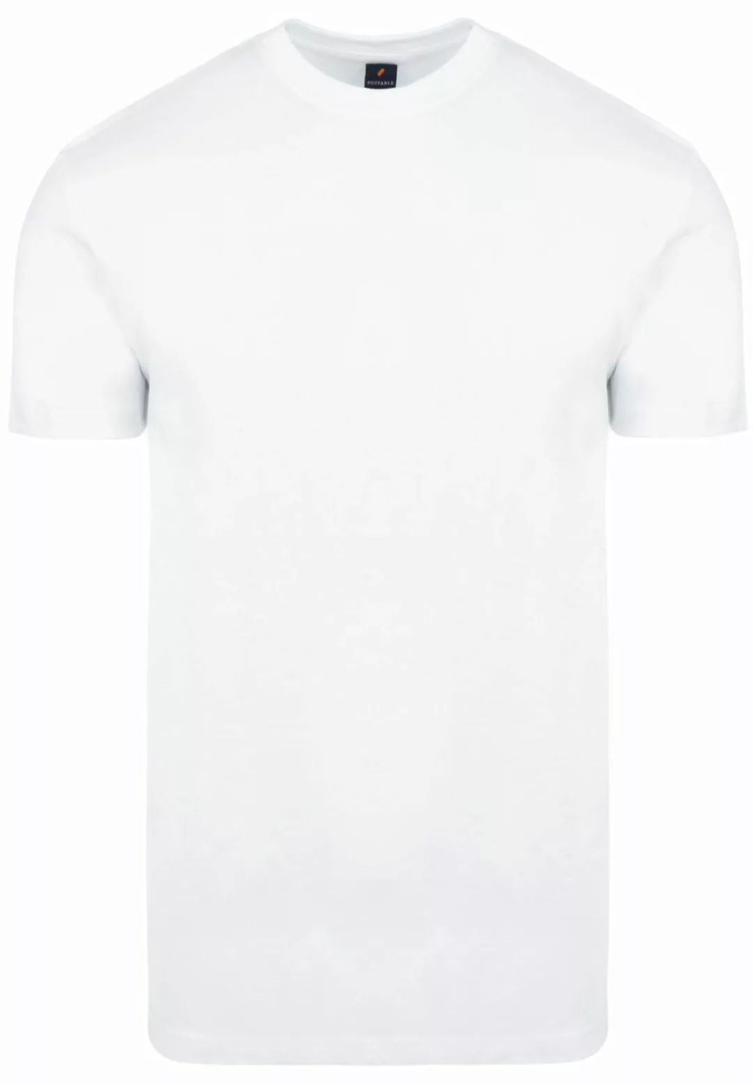 Suitable Obra T-Shirt Hoher Rundhalsausschnitt Weiß 6-Pack - Größe M günstig online kaufen