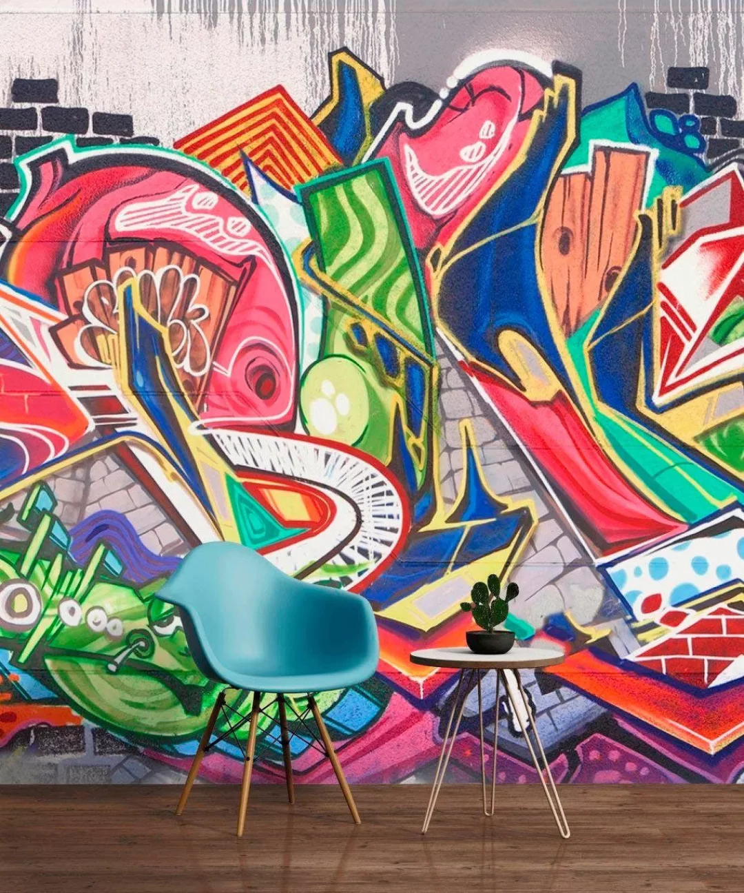 Fototapete "Graffiti" 3,50x2,55 m / Glattvlies Profi günstig online kaufen