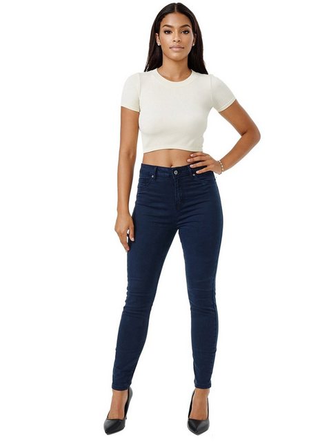 Tazzio Skinny-fit-Jeans F103 Damen High Rise Jeanshose günstig online kaufen