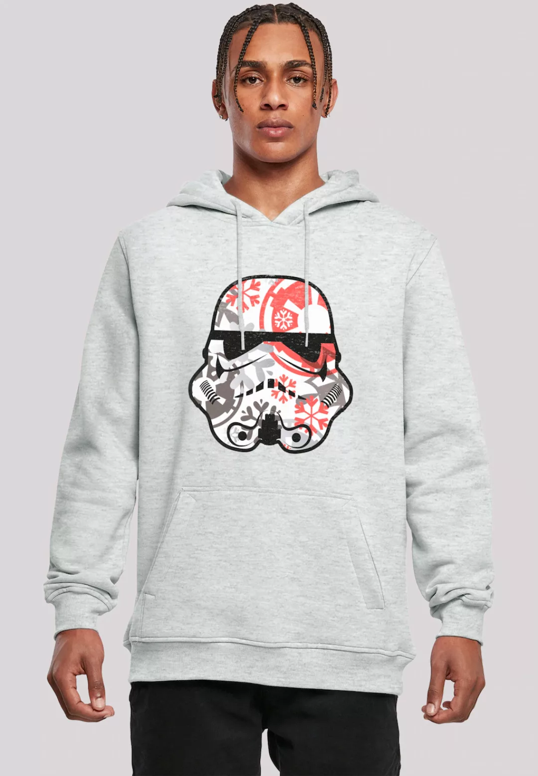 F4NT4STIC Kapuzenpullover "Star Wars Trooper Head Snoflakes", Premium Quali günstig online kaufen