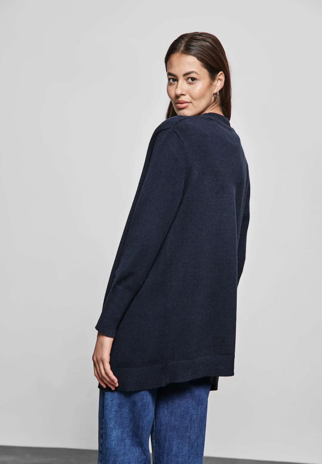 STREET ONE Cardigan, verschlusslos günstig online kaufen