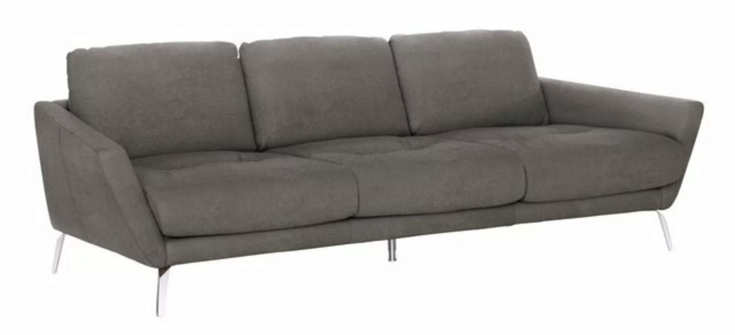 W.SCHILLIG Big-Sofa softy, mit dekorativer Heftung im Sitz, Füße Chrom glän günstig online kaufen