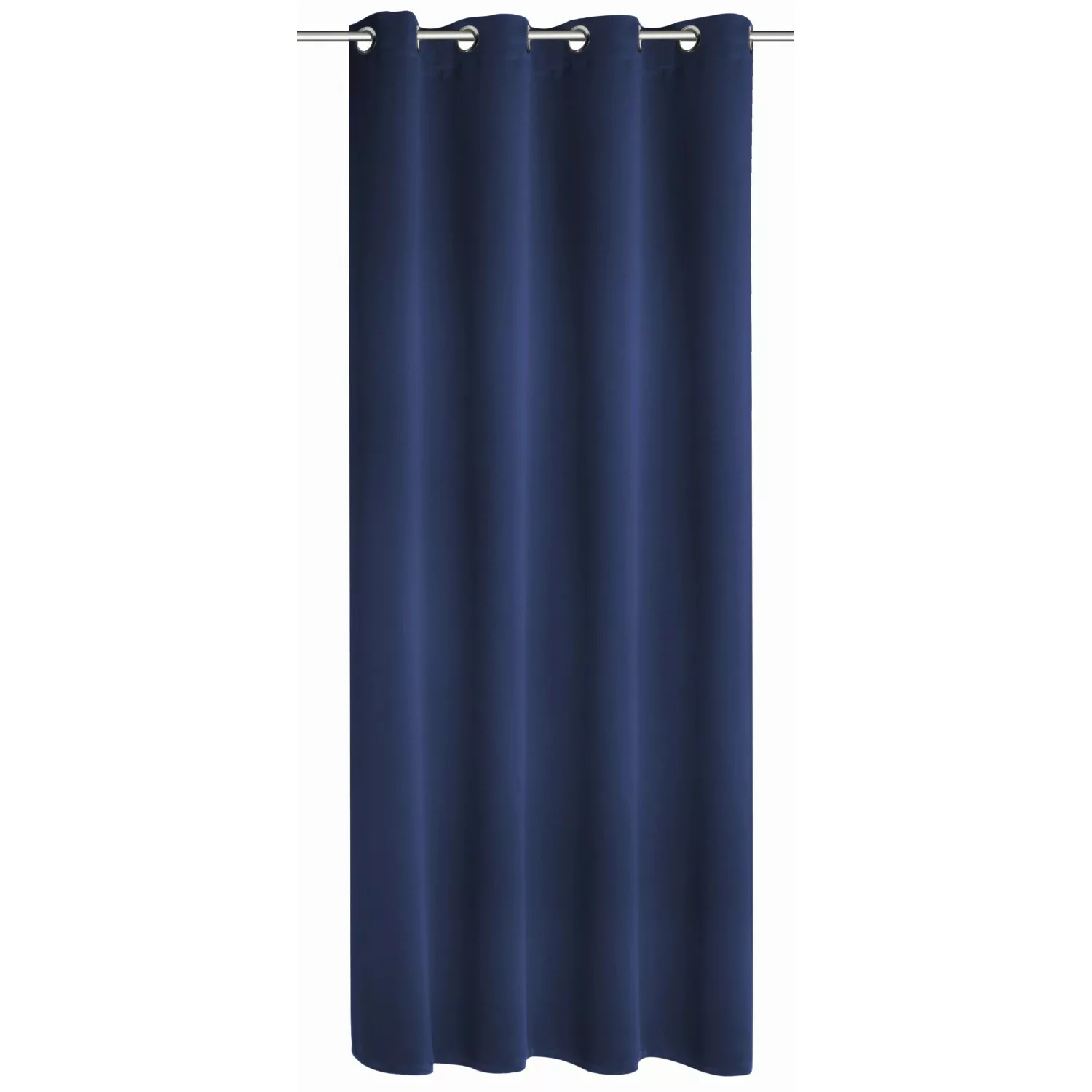 Ösenschal Blackout Mia Blau 245 cm x 140 cm günstig online kaufen