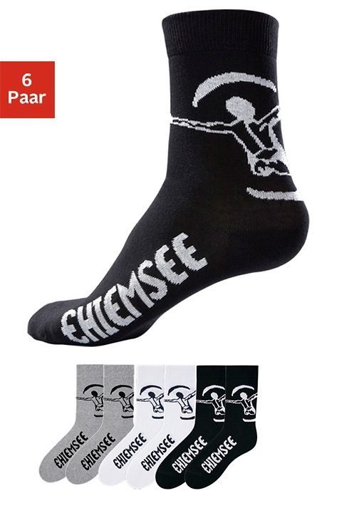 Chiemsee Freizeitsocken, (Packung, 6 Paar), in pflegeleichter Markenqualitä günstig online kaufen