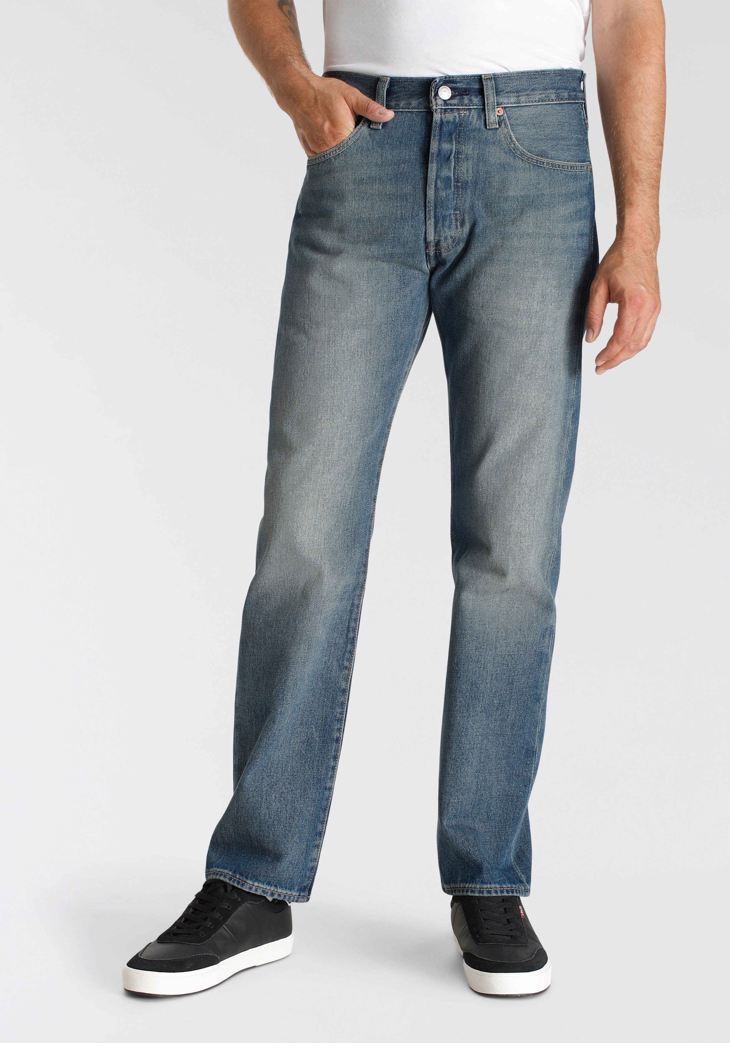 Levis Straight-Jeans "501 LEVIS ORIGINAL", mit Markenlabel günstig online kaufen