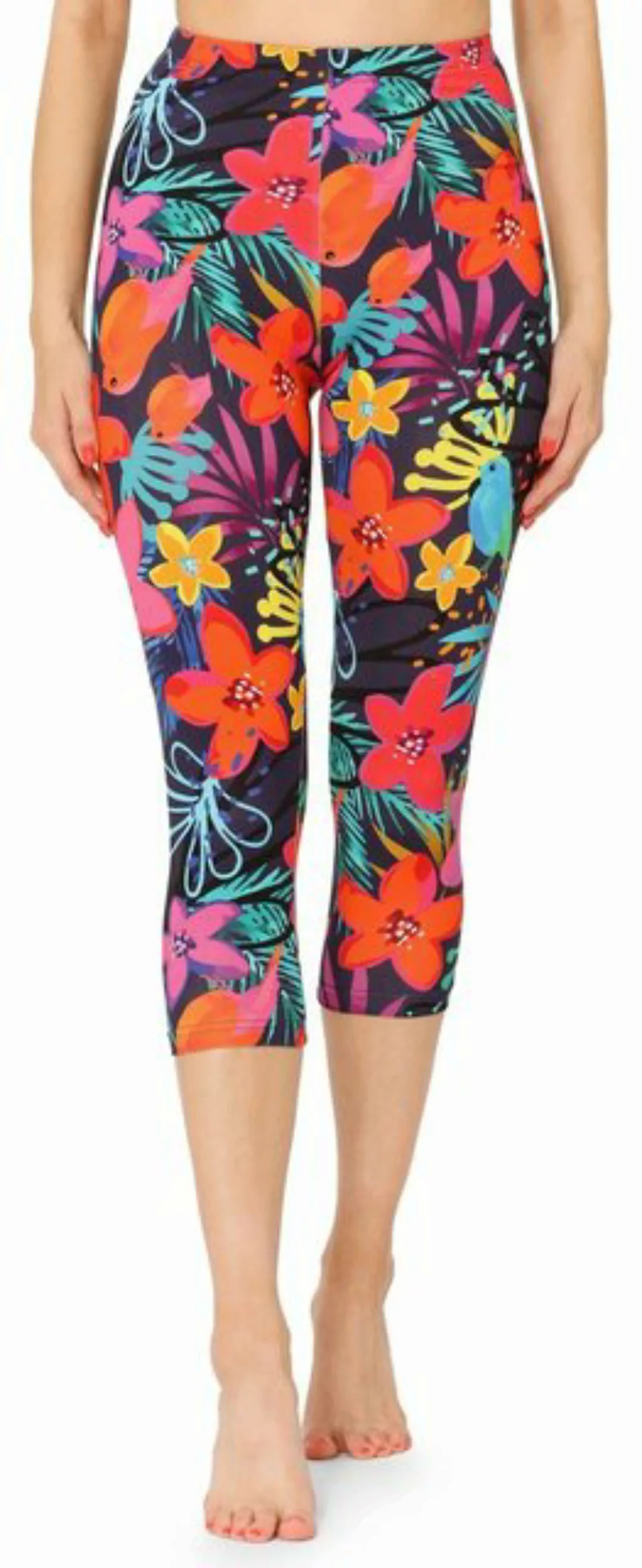 Merry Style Leggings Damen 3/4 Capri Leggings MS10-411 (1-tlg) elastischer günstig online kaufen