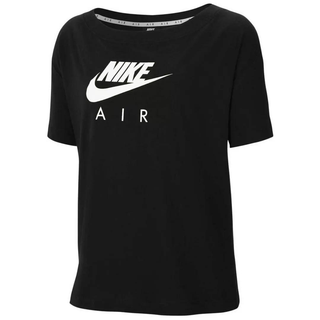 Nike Sportswear Air Kurzarm T-shirt XS Black / White / White günstig online kaufen