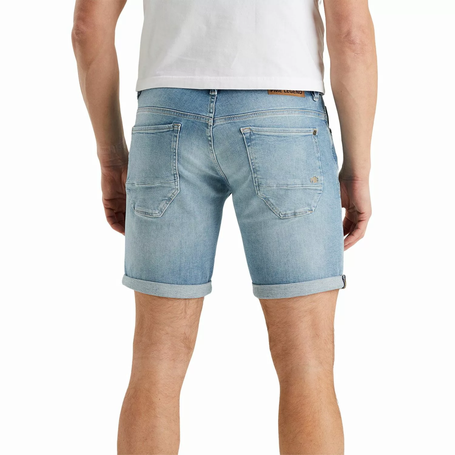 PME Legend Herren Jeans Short NIGHTFLIGHT - Regular Fit - Blau - Grau günstig online kaufen