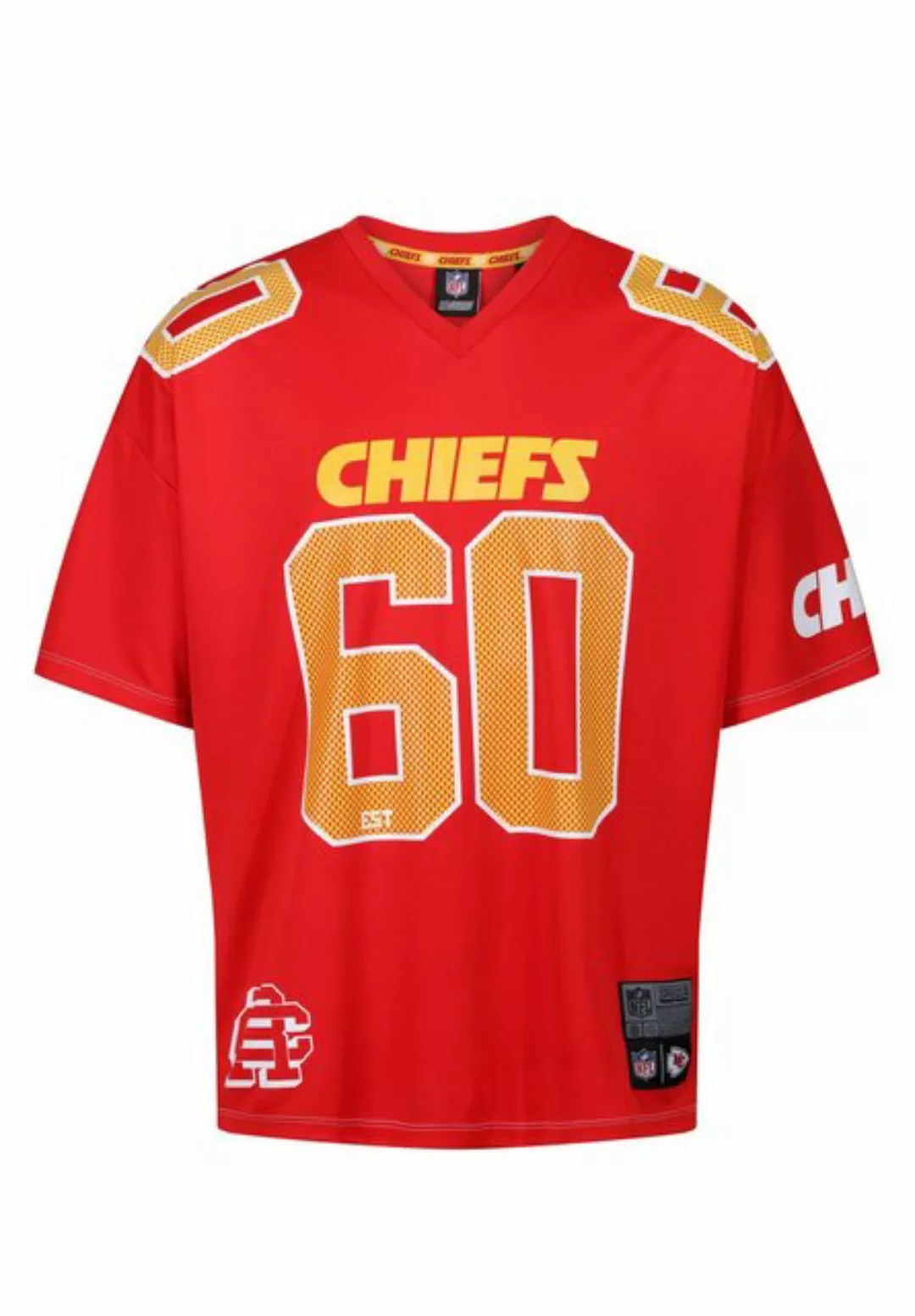 Recovered T-Shirt NFL Chiefs Est 60 Oversized günstig online kaufen