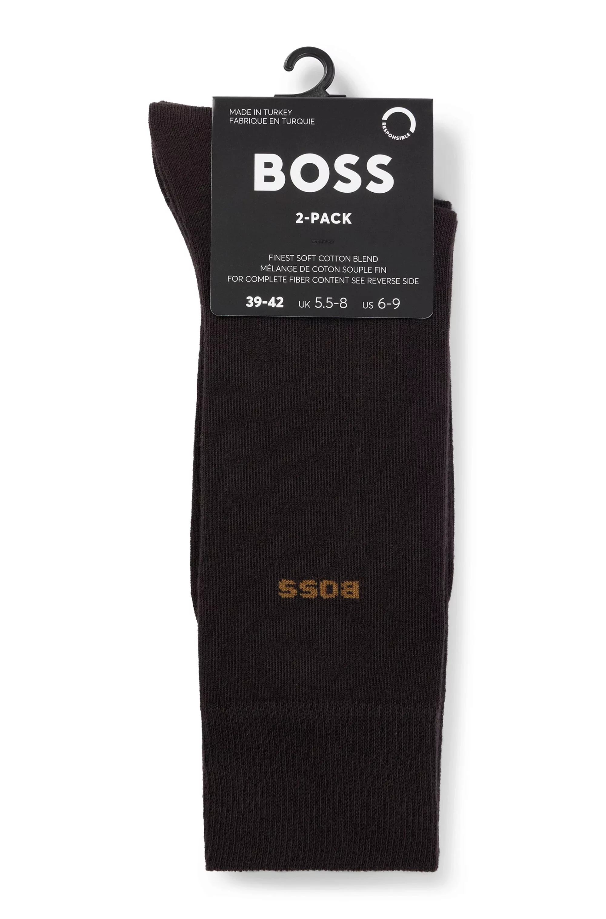 BOSS Businesssocken "2P RS Uni CC", (Packung, 2 Paar, 2er), mit Markenlogo günstig online kaufen