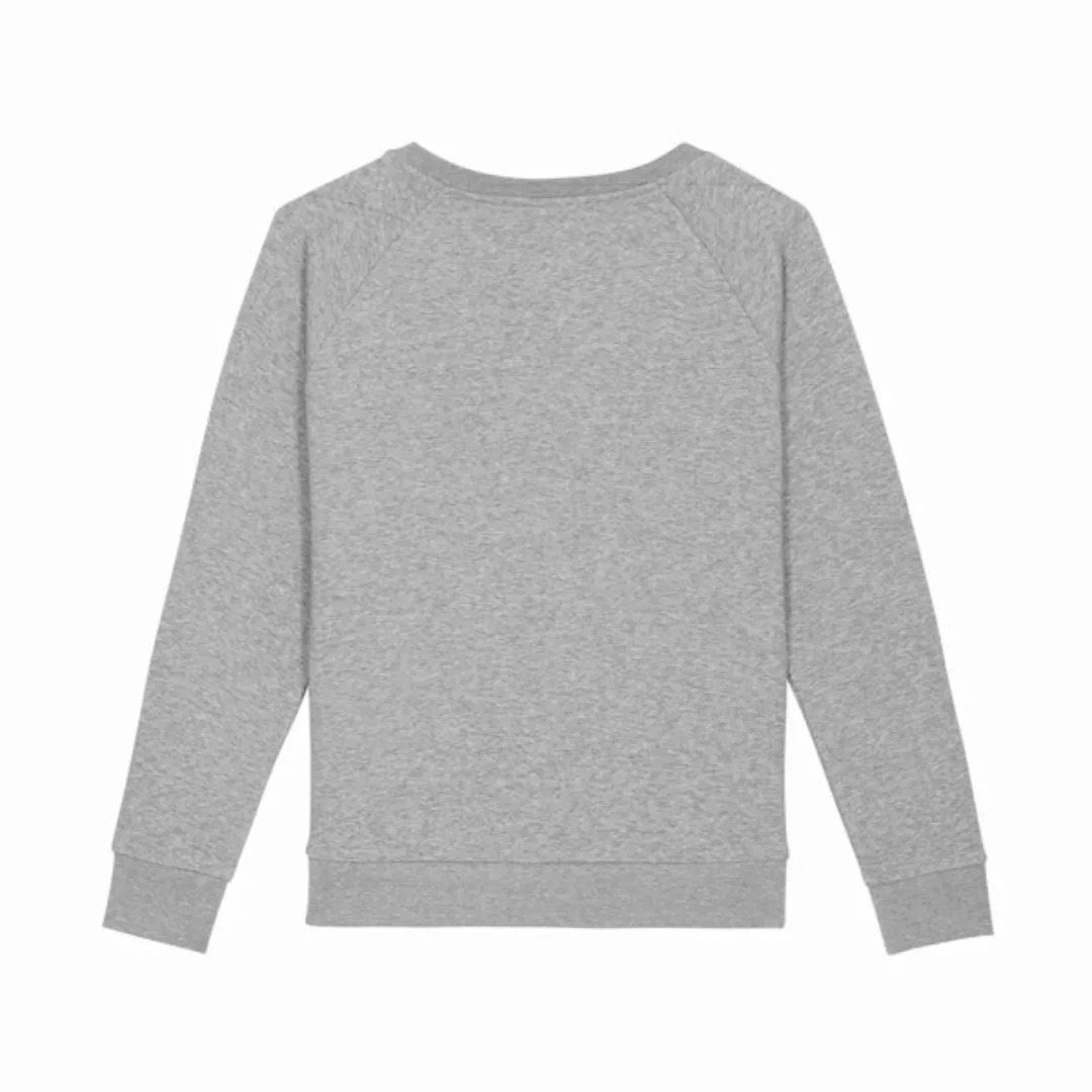 Damen Rundhals Pullover/sweater Aus Bio-baumwolle Dressgoat - Hellgrau Meli günstig online kaufen
