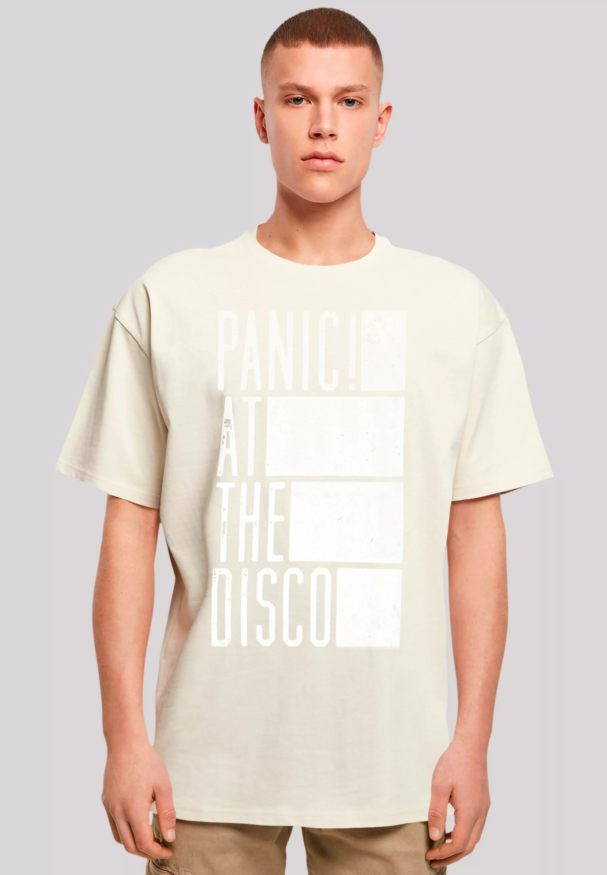 F4NT4STIC T-Shirt "Panic At The Disco Block Text", Premium Qualität günstig online kaufen