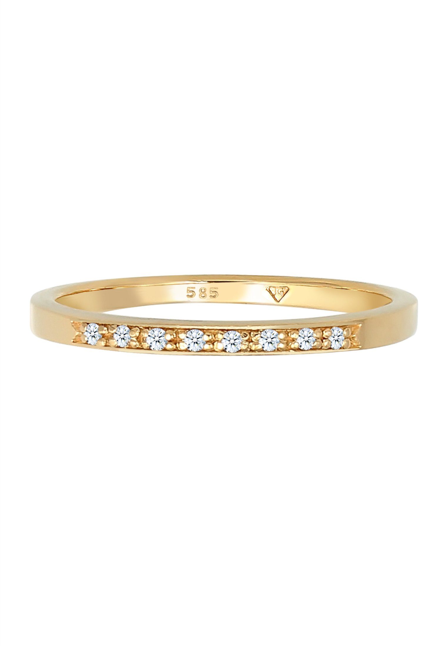 Elli DIAMONDS Verlobungsring Bandring Verlobung Diamant günstig online kaufen