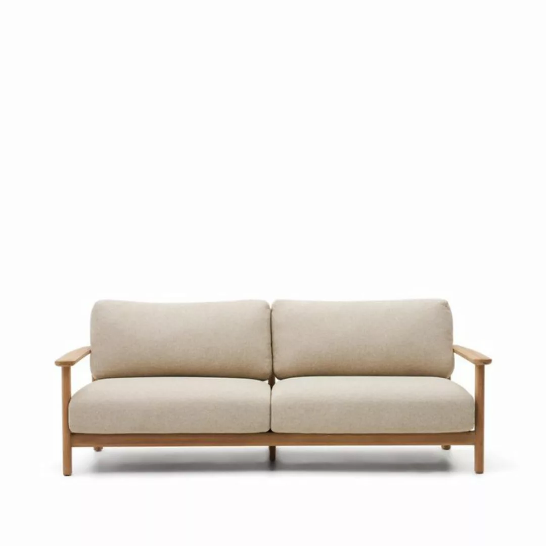 Natur24 Sofa Tirant 3-Sitzer-Sofa 212 x 76 x 96 cm Teakholz günstig online kaufen