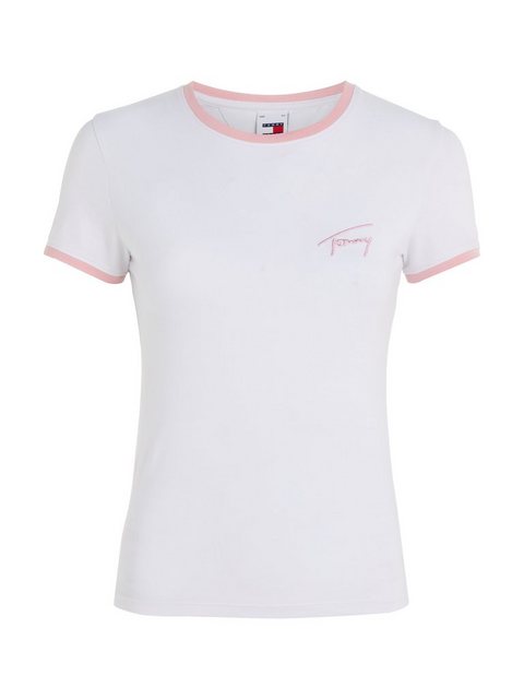 Tommy Jeans T-Shirt TJW SLIM SIGNATURE TEE SS mit Rundhalsausschnitt günstig online kaufen