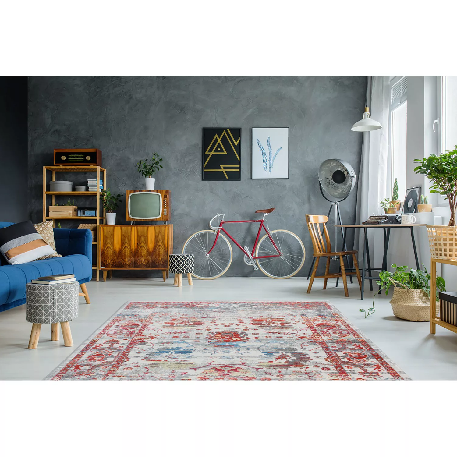 360Living Teppich Antigua Multi B/L: ca. 160x230 cm günstig online kaufen
