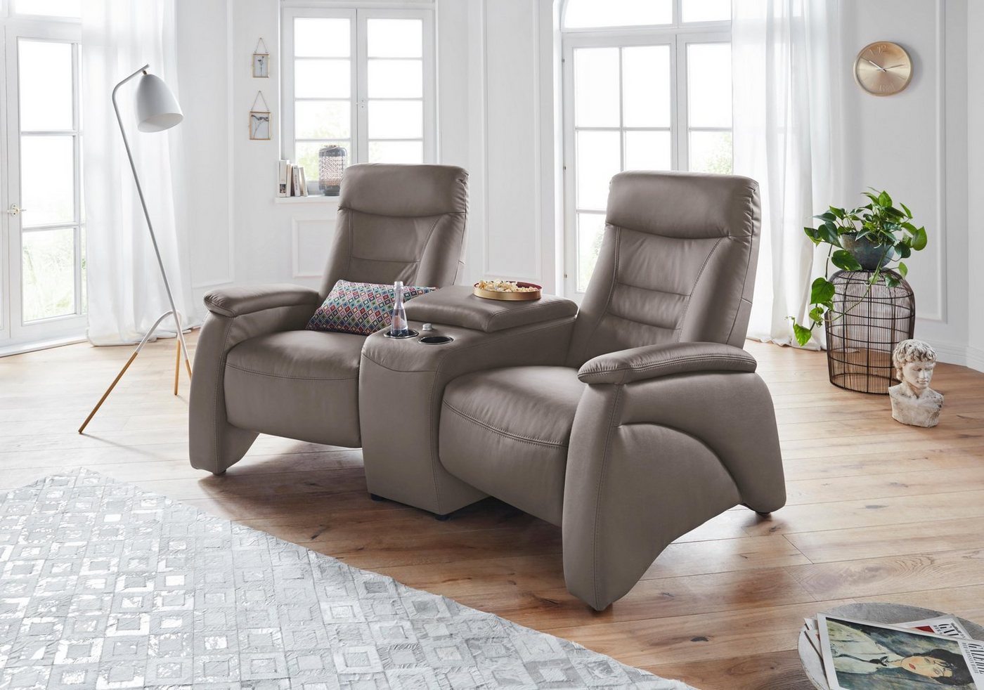 exxpo - sofa fashion 2,5-Sitzer Ascoli, Kinosofa mit hohem Sitzkomfort, beq günstig online kaufen