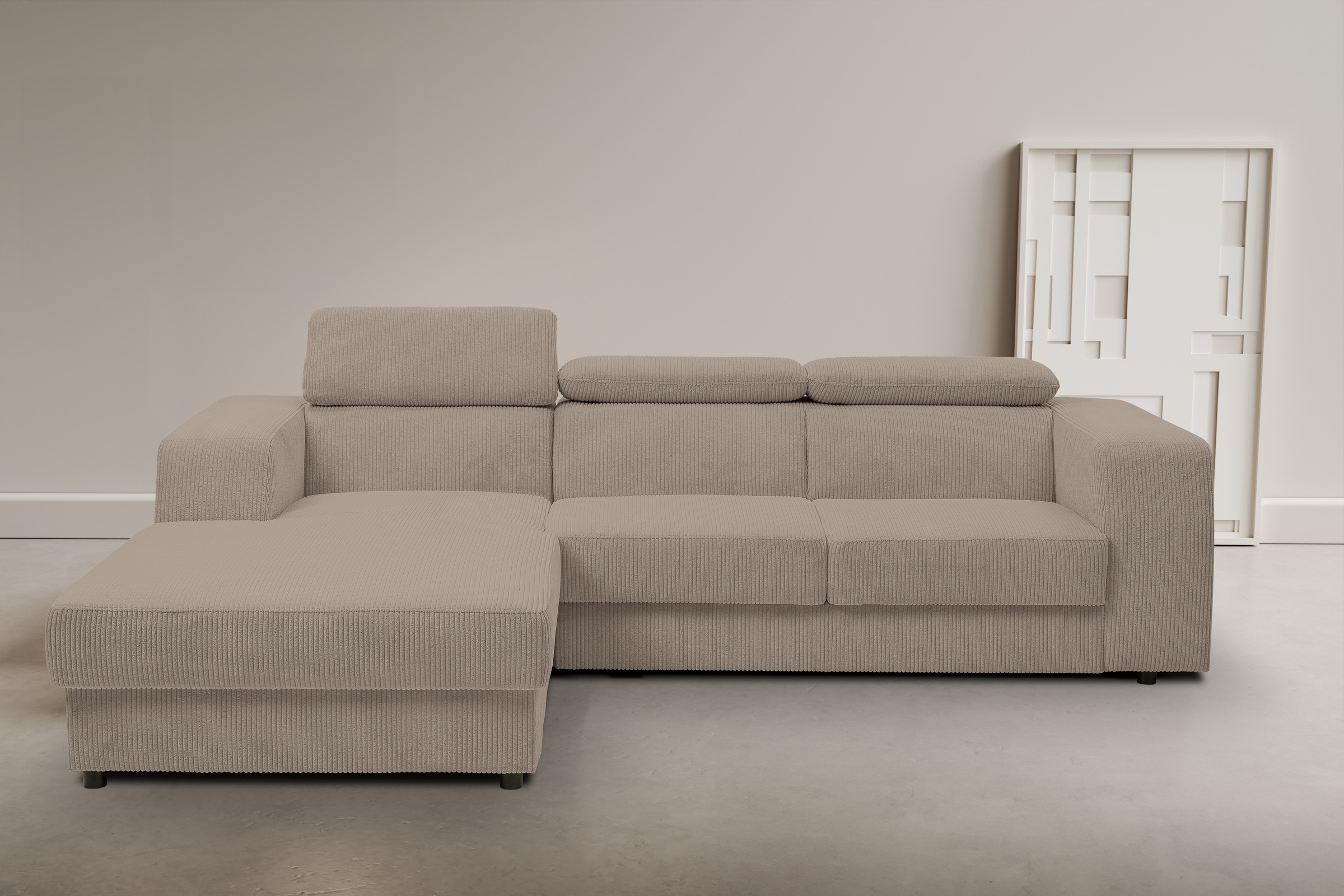 WERK2 Ecksofa »Cherry, modernes Sofa mit Komfortfunktionen, Breite 270cm, L günstig online kaufen