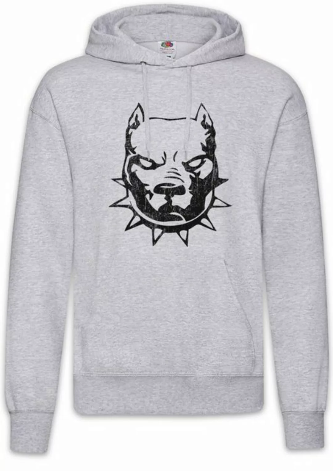 Urban Backwoods Hoodie Pit Dog Bull Herren Hoodie Kette Bissiger Hund Rottw günstig online kaufen