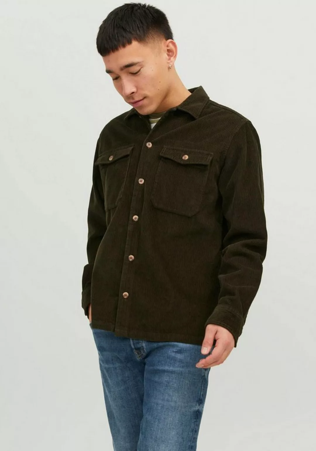 Jack & Jones Langarmhemd JJEDALLAS CORDUROY OVERSHIRT LS SN günstig online kaufen