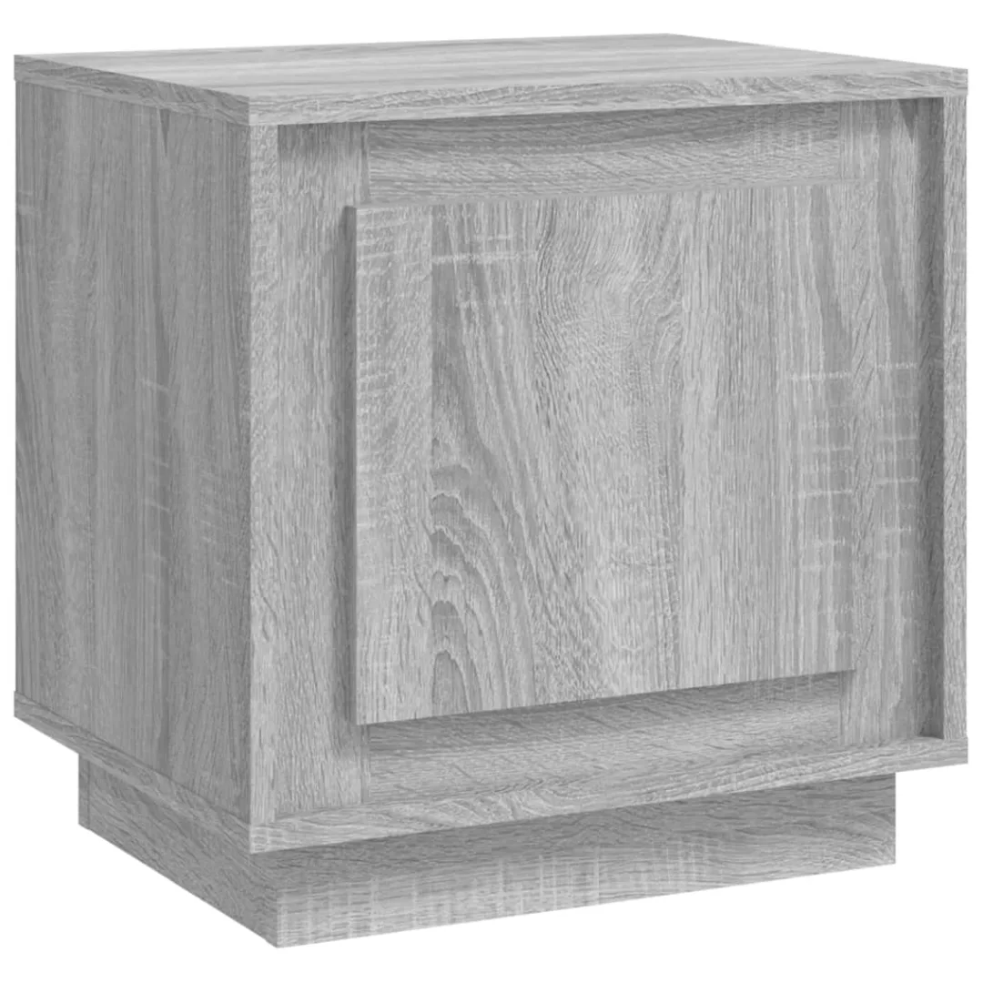 Vidaxl Nachttisch Grau Sonoma 44x35x45 Cm Holzwerkstoff günstig online kaufen