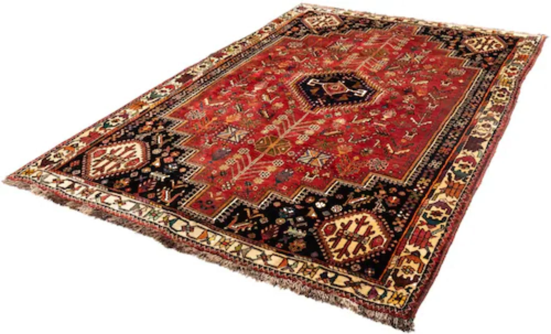 morgenland Wollteppich »Shiraz Medaillon 270 x 184 cm«, rechteckig günstig online kaufen