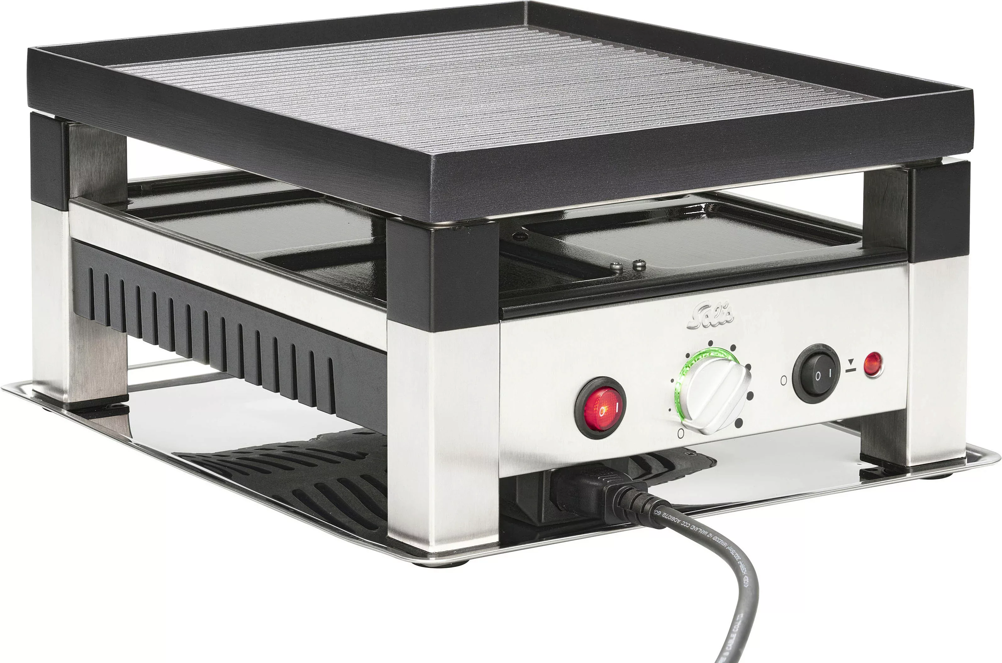 SOLIS OF SWITZERLAND Raclette »5 in 1 Table Grill for 4«, 4 St. Raclettepfä günstig online kaufen