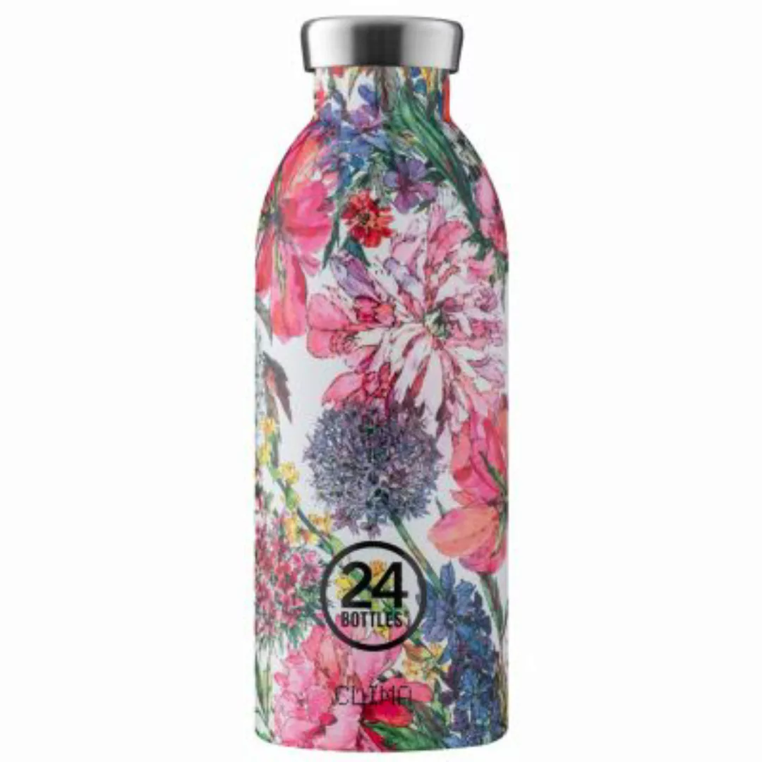 24Bottles Floral Clima Trinkflasche 500 ml Trinkflaschen pink günstig online kaufen