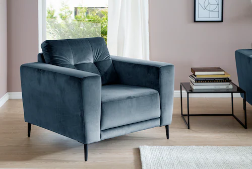 Trends by HG Sessel »Barcelona«, mit Metallfuss, frei im Raum stellbar günstig online kaufen