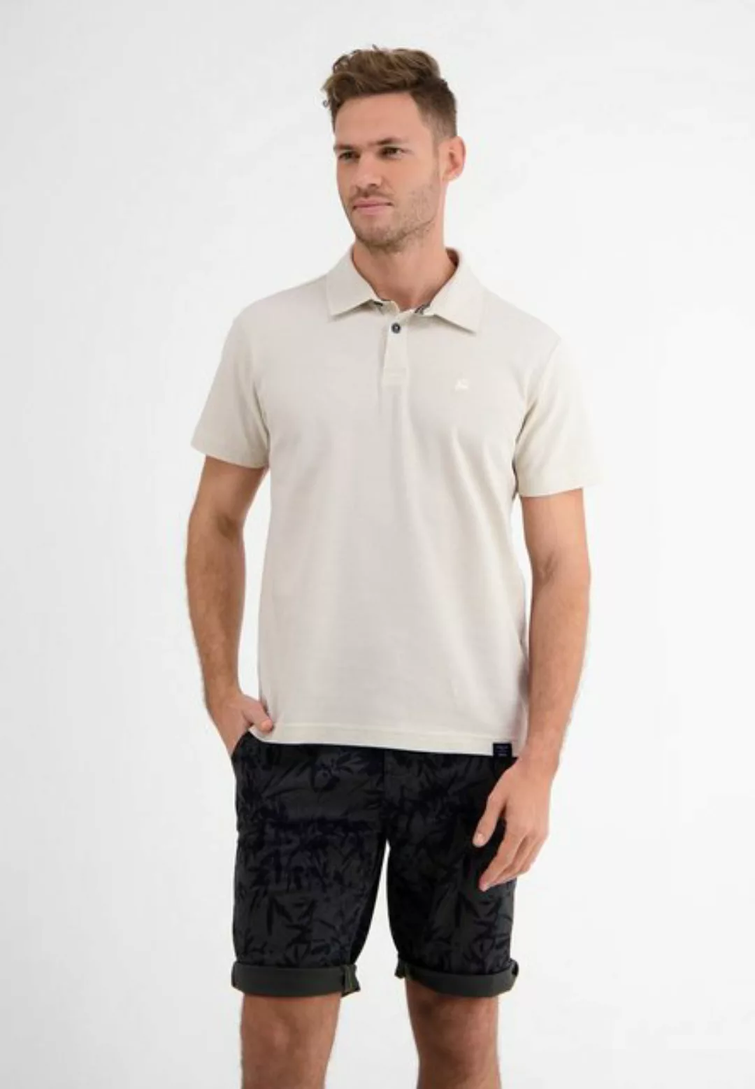 LERROS Poloshirt "LERROS Waffelpiqué-Poloshirt" günstig online kaufen