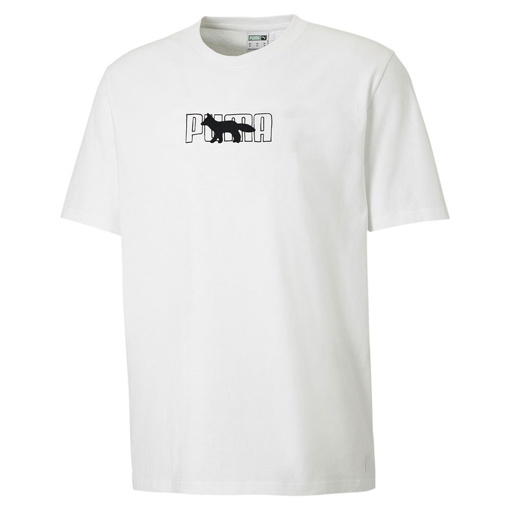 Puma Select X Maison Kitsune Oversized Kurzärmeliges T-shirt M Puma White günstig online kaufen