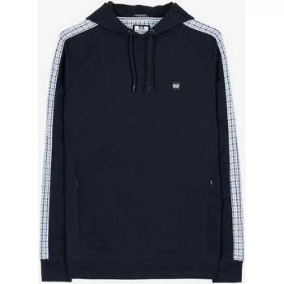 Weekend Offender  Sweatshirt Lo gesung – marineblaues Hauskaromuster günstig online kaufen