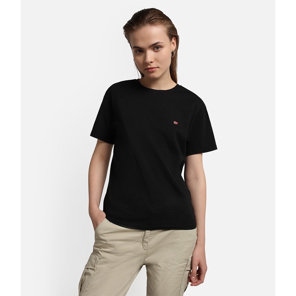 Napapijri Salis W 2 Kurzärmeliges T-shirt S Black 041 günstig online kaufen