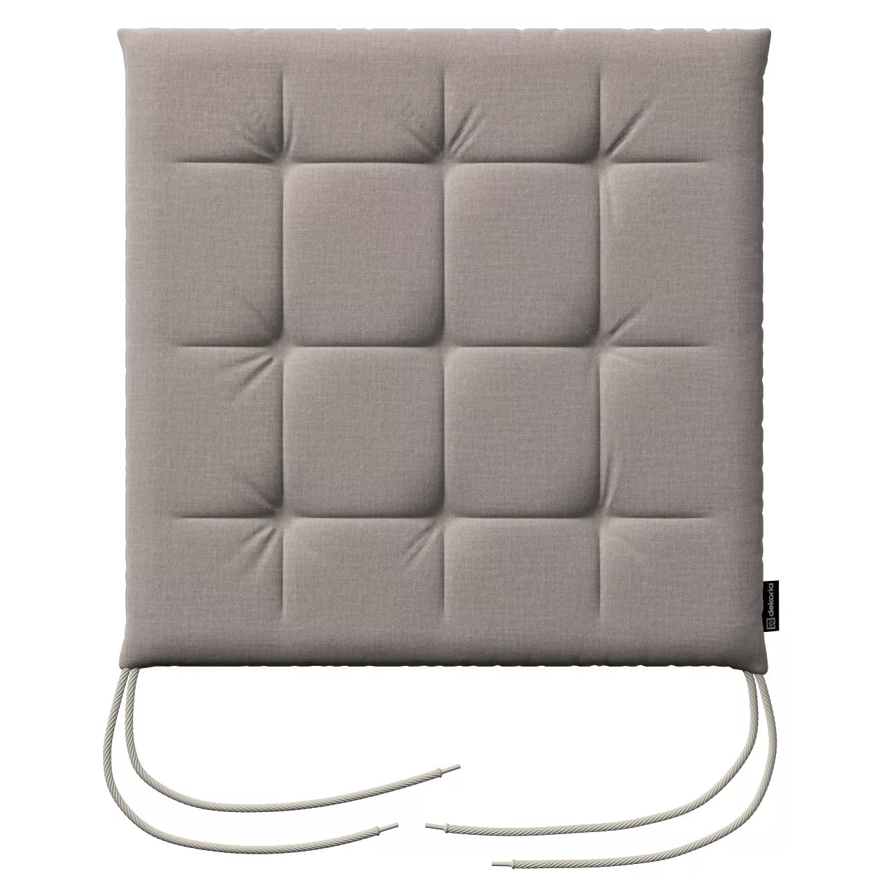 Stuhlkissen Jonas mit Bindeschnur, beige, 40 x 40 x 3,5 cm, Ingrid (705-44) günstig online kaufen