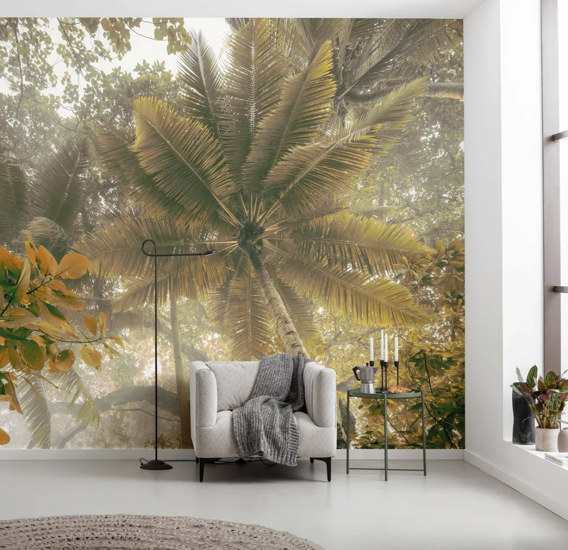 Komar Fototapete »Digitaldruck Vlies - Palms Panorama - Größe 300 x 250 cm« günstig online kaufen