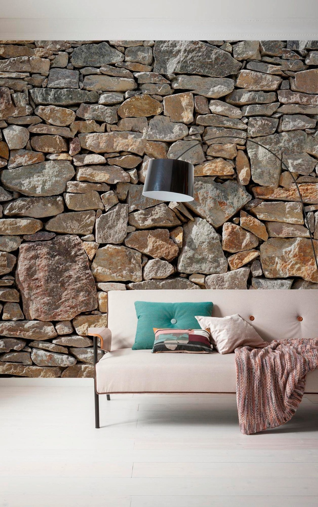 Komar Vliestapete »Digitaldruck Vlies - Stone Wall - Größe 300 x 250 cm«, b günstig online kaufen