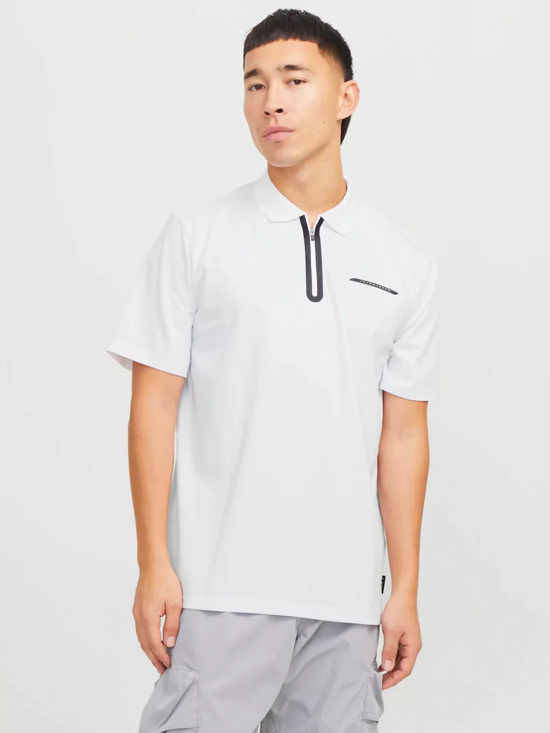 Jack & Jones Poloshirt "JCOFUSION PIQUE POLO SS SN" günstig online kaufen