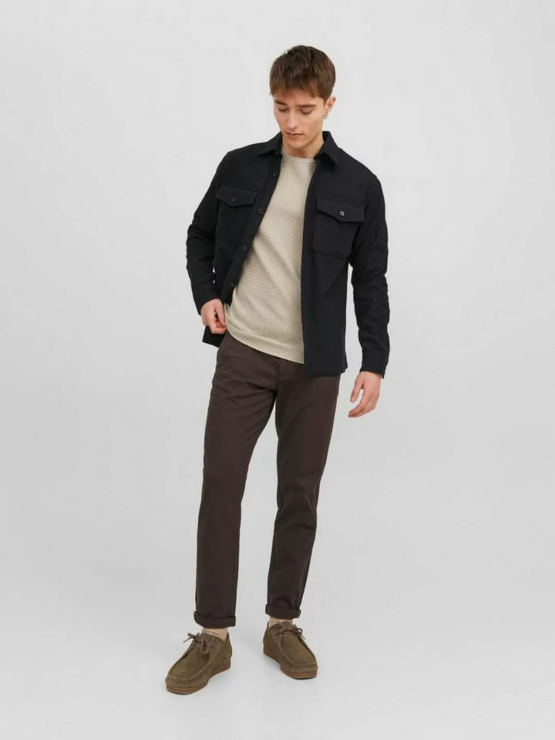 Jack & Jones Rundhalspullover Miguel (1-tlg) günstig online kaufen