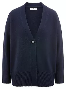 Strickjacke Peter Hahn blau günstig online kaufen