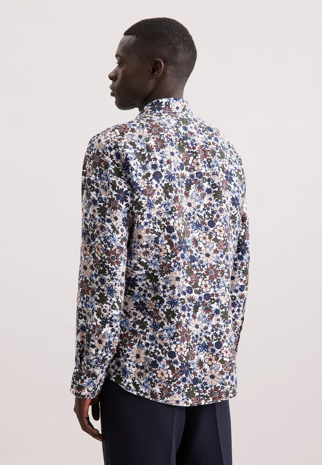 seidensticker Businesshemd "Slim", Slim 1/1 Kentkragen Floral günstig online kaufen