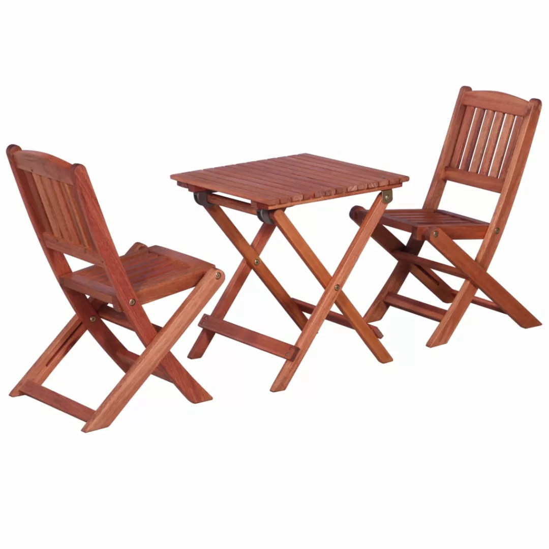 Bistro-set Für Kinder 3-tlg. Eukalyptusholz Massiv günstig online kaufen