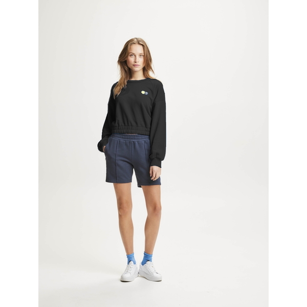 Cropped Sweat Pullover Kca X Smiley® Aus Bio-baumwolle günstig online kaufen