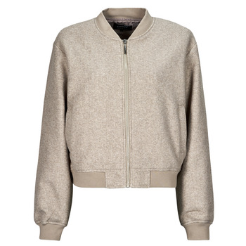 ONLY Blouson Jacke Reverskragen Langarm Reißverschluss 8042 in Beige günstig online kaufen