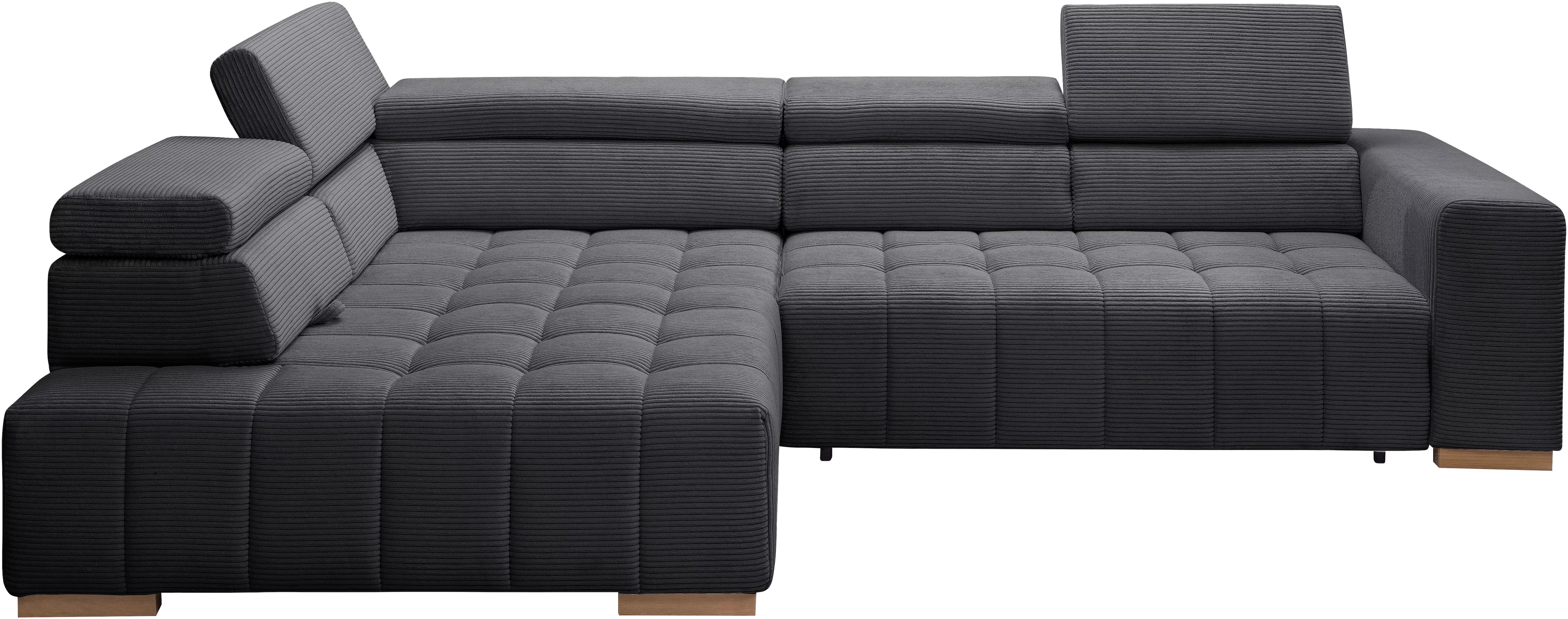 exxpo - sofa fashion Ecksofa "Elianos, hoher Sitzkomfort, aufwendige Kreuzs günstig online kaufen