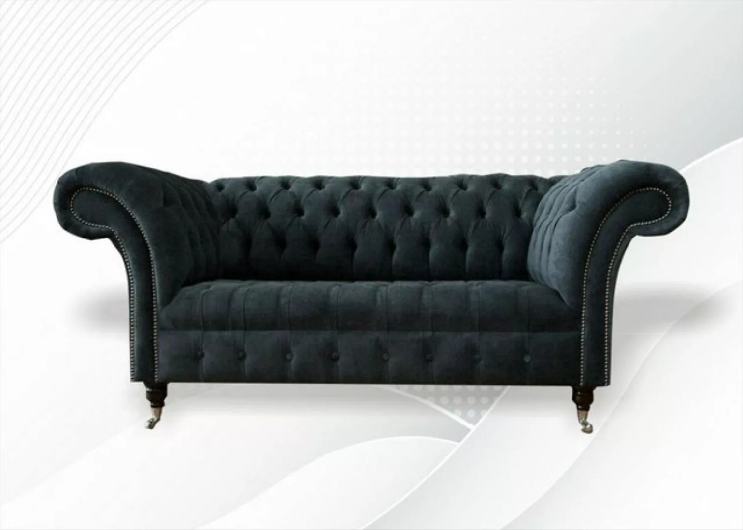 JVmoebel Chesterfield-Sofa, Sofa 2 Sitzer Design Sofas Polster Moderne Sitz günstig online kaufen