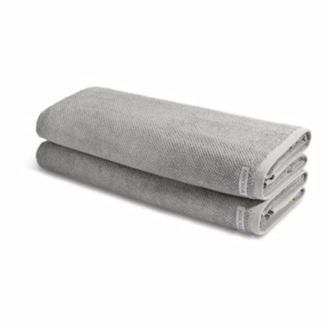 Ross 2 X Saunatuch im Set Selection - Organic Cotton Handtücher grau günstig online kaufen