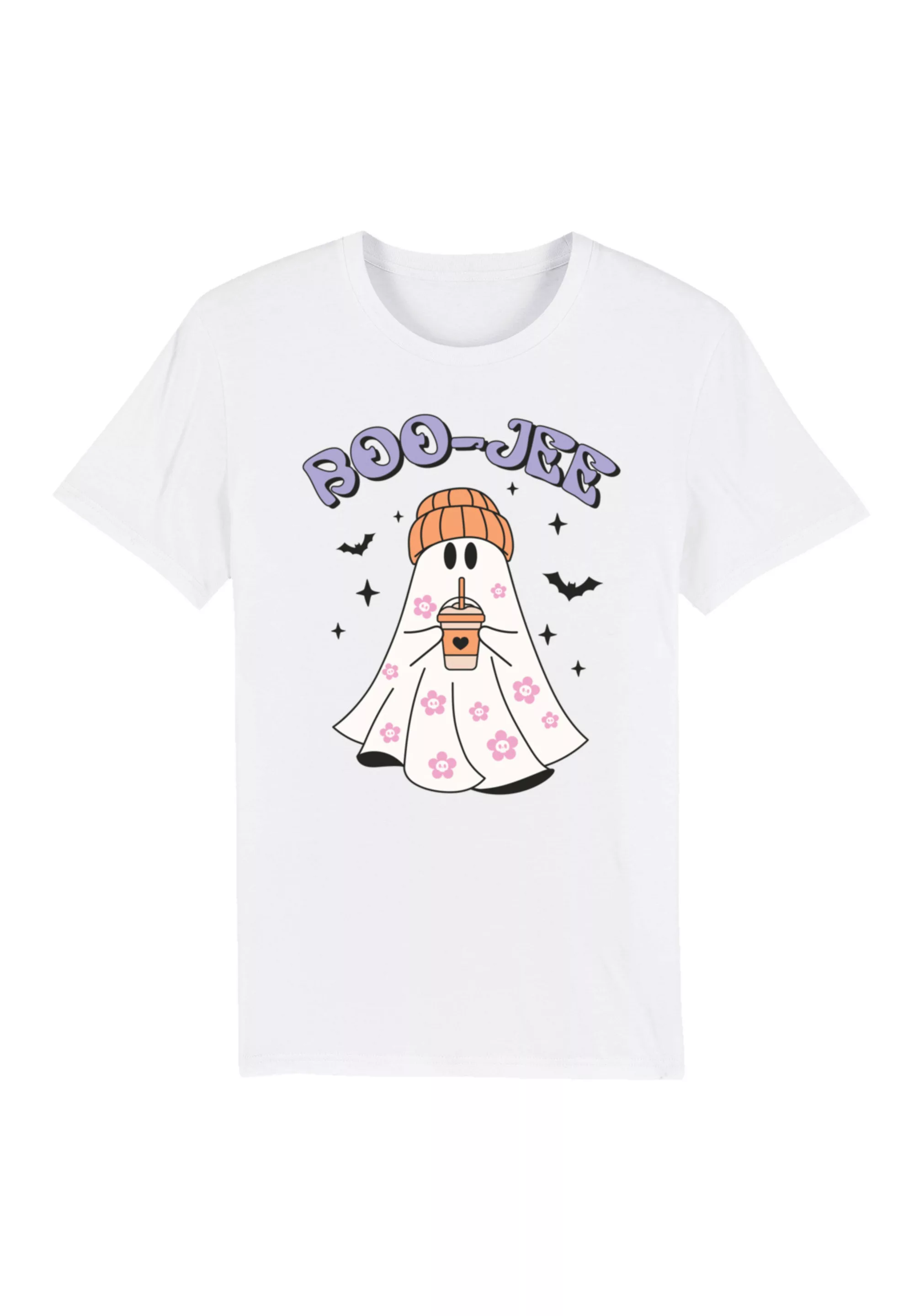 F4NT4STIC T-Shirt "Retro Halloween Boo Jee Coffee", Premium Qualität, Hallo günstig online kaufen