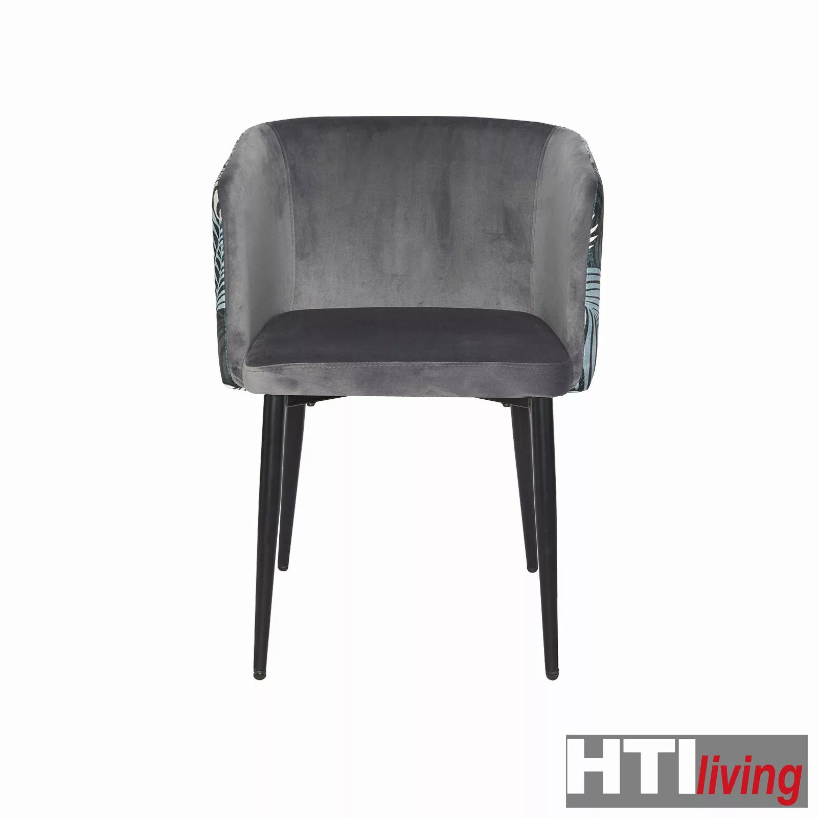 HTI-Living Esszimmerstuhl Stuhl Destin Leaf Grau günstig online kaufen